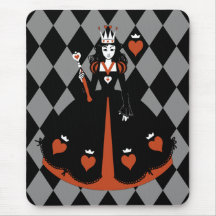 Queen of Hearts Mouse Pads
