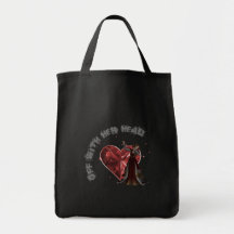 Queen Of Hearts - Off With Her Head Canvas Bags