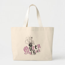 Queen of Rock Tote Bags