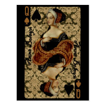 Queen of Spades Postcard