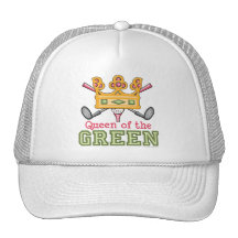 Queen of the Green Womens Golf Cap Mesh Hat