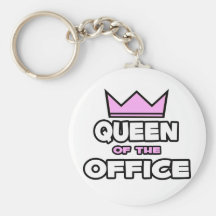 Queen of the Office Key Chains