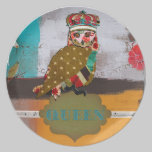 Queen Rose Owl Plate plates