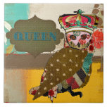 Queen Rose Owl Tile tiles