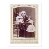 Queen Victoria (1819-1901) with her grandchildren, postcards