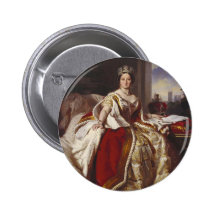 Queen Victoria: Coronation Button