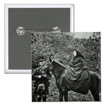 Queen Victoria  on horseback at Balmoral , 1863 Pin