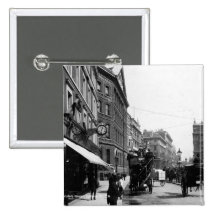 Queen Victoria Street, London, c.1891 Button