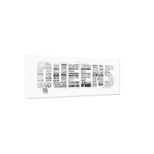 Queens New York Typography Canvas Gallery Wrap Canvas