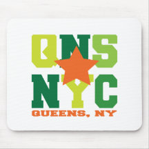 Queens, NY Green Mousepad