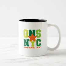Queens, NY Green Mug