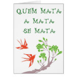 Quem Matar Greeting Cards