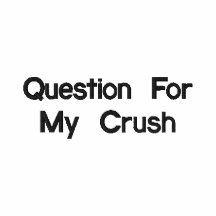 Question For My Crush Embroidered Shirt
