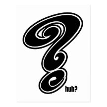 Question Mark Postcards