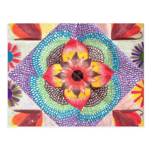 Quilt Art by Skinny Bones Postcard