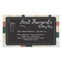 Quilter's Custom Business Card