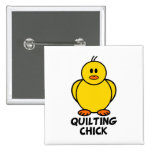 Quilting Chick Buttons