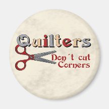Quilting Corners Fridge Magnets