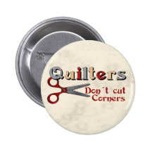 Quilting Corners Pinback Buttons