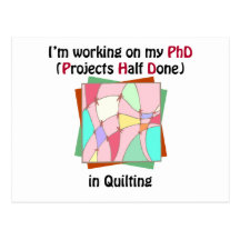 Quilting PhD Postcards