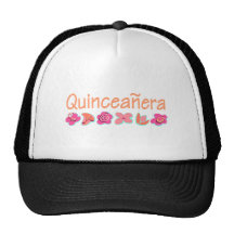 Quinceanera (peach colour) trucker hat