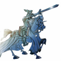 QUIXOTE FANTASY KNIGHT- Sculpture -400 YEARS Photo Sculpture
