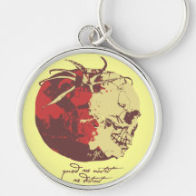 QUOD ME NUTRIT ME DESTRUIT KEYCHAINS