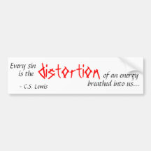Quote from C.S. Lewis Bumper Sticker