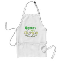 Qurazy for Quinoa - Funny Quinoa Slogan Apron