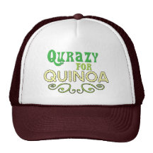 Qurazy for Quinoa - Funny Quinoa Slogan Trucker Hat