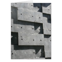 QV Concrete Greeting Card