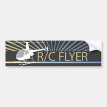 R-C Flyer Copter Bumper Stickers