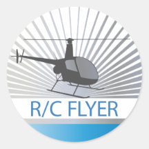 R-C Flyer Copter Sticker