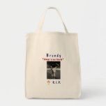 R.I.P. Pet Memorial -  horse shown Tote Bag