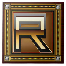 R Monogram Premium Best viewed large. see notes Tiles