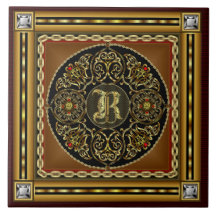 R Monogram Premium Best viewed large. see notes Ceramic Tile