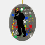 R U Ready 4 Paintball? Christmas Ornaments