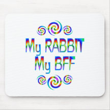 Rabbit BFF Mouse Mats