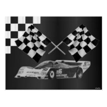 Race Car Postcard