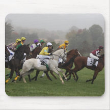 Race Horse Field Mouse Pad