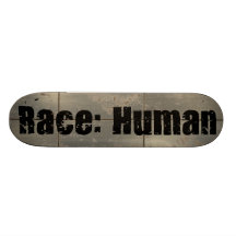 Race: Human Skateboard Deck