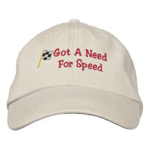 Racing Embroidered Hat
