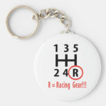 racing gear R Keychain