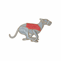 Racing Greyhound Embroidered Shirt