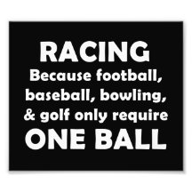 Racing Photo Print
