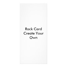 Rack Card Create Your Own rackcards Large Size