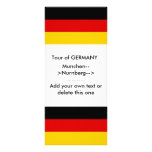 Rack Card with Flag of Germany