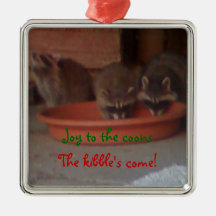 Racoon Christmas Christmas Tree Ornament