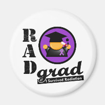 Radiation Grad GIST CANCER Refrigerator Magnets