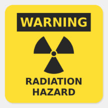 Radiation Hazard Sticker